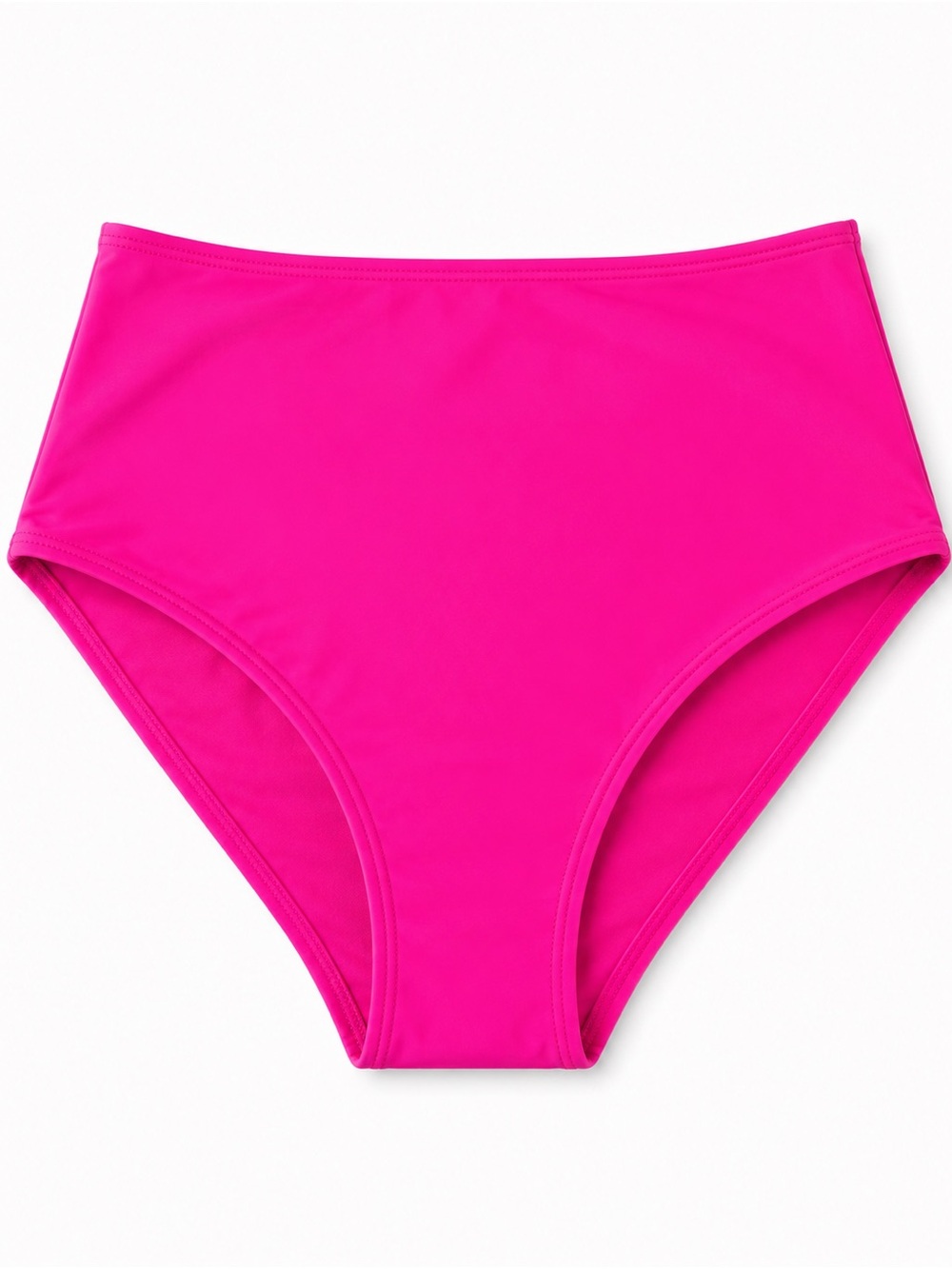 Shade & Shore High-Waist Bikini Bottom - Fuchsia